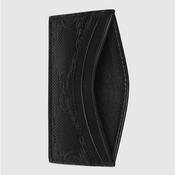 Gucci GG Embossed Card Case - Picture 2 of 4